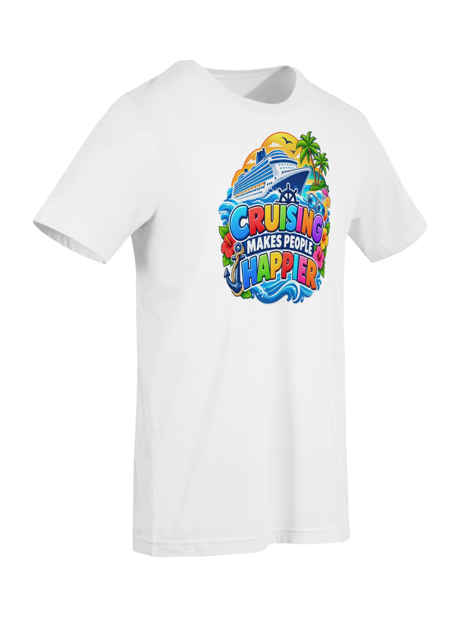 Cruising Makes People Happier T-shirt product image (67)