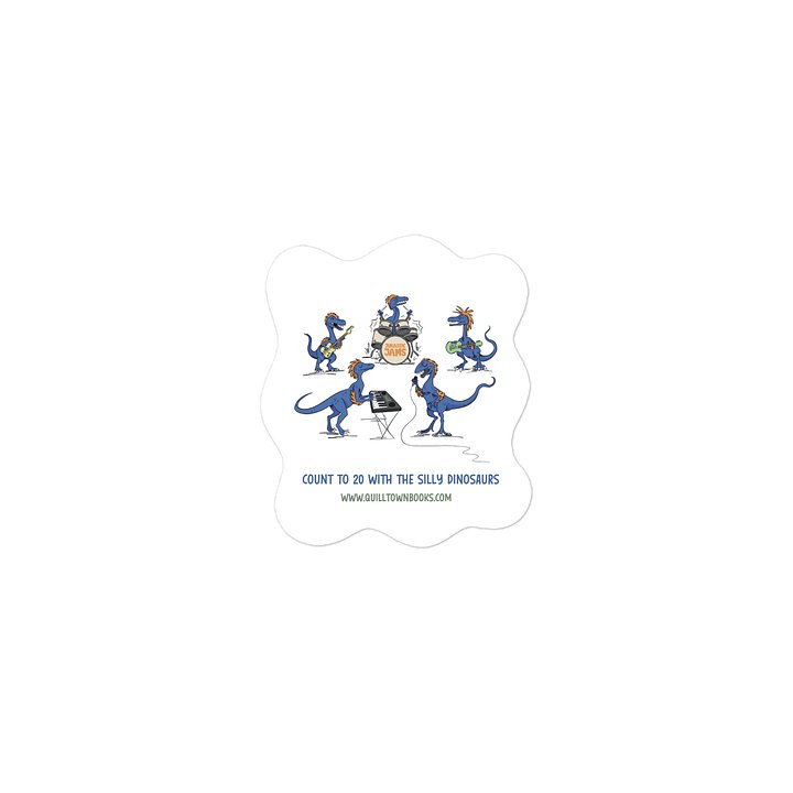 Jurassic Jams Die Cut Sticker product image (2)