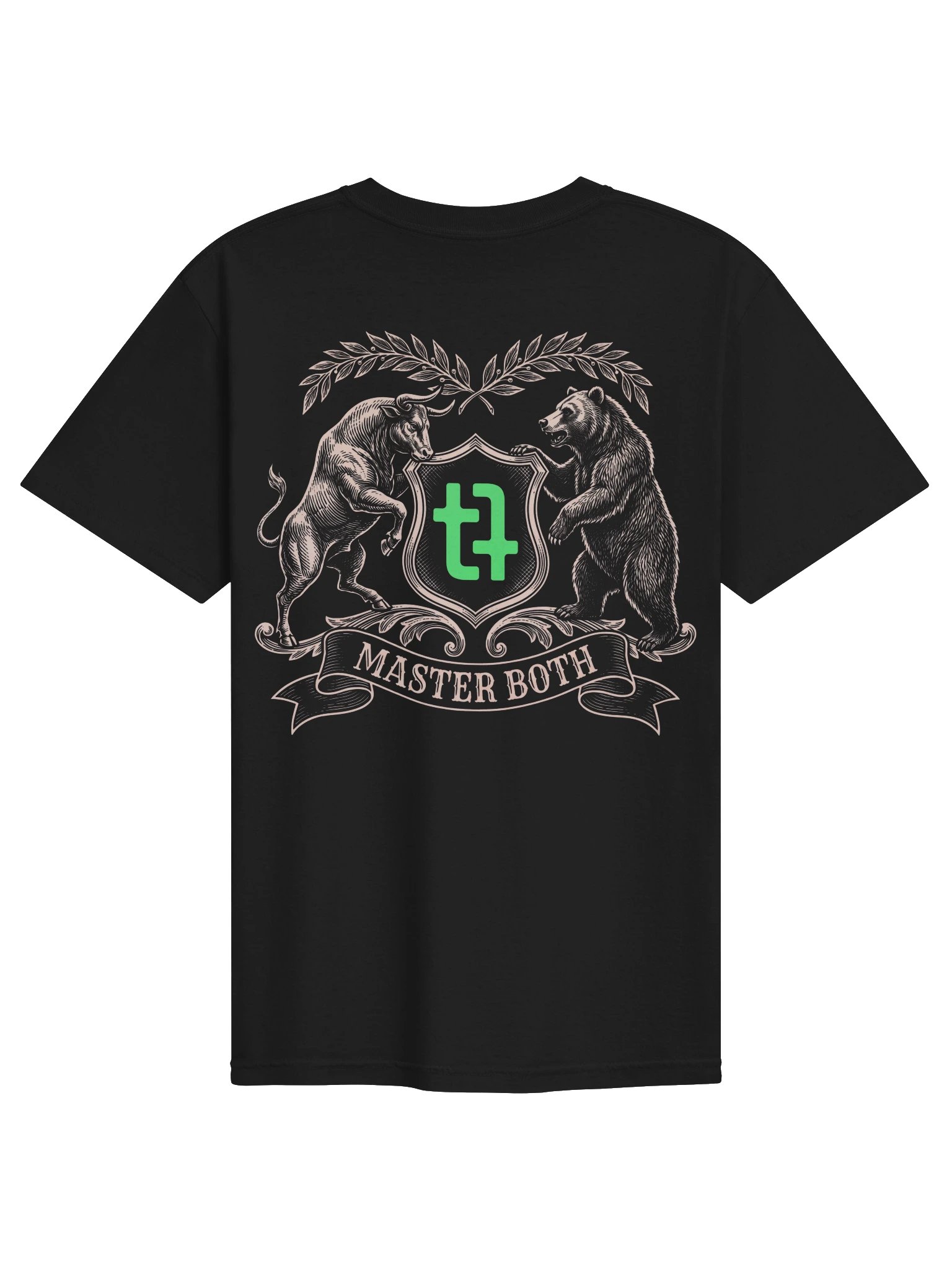 Master Both Crest Tee — Washed Black product image (2)