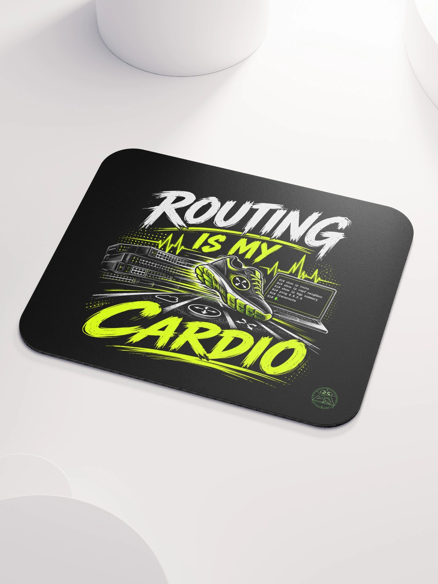 "Routing Is My Cardio" - Mousepad product image (3)