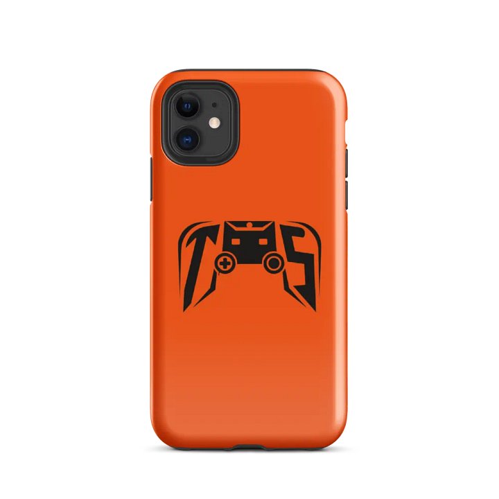 Tough Logo Case for iPhone® (Red-Orange) product image (2)