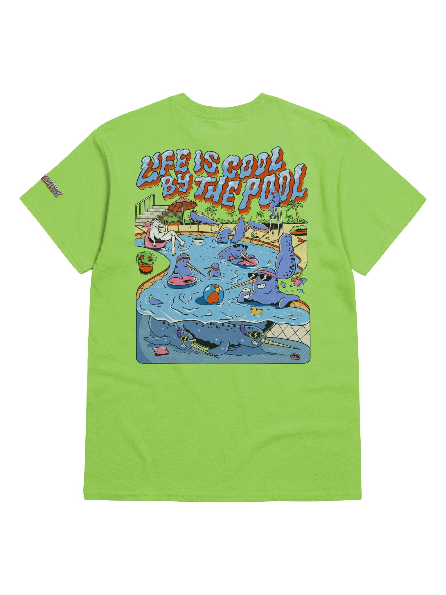 CommUNIty Pool (Heavyweight Tee, Large Design on Back)  product image (2)
