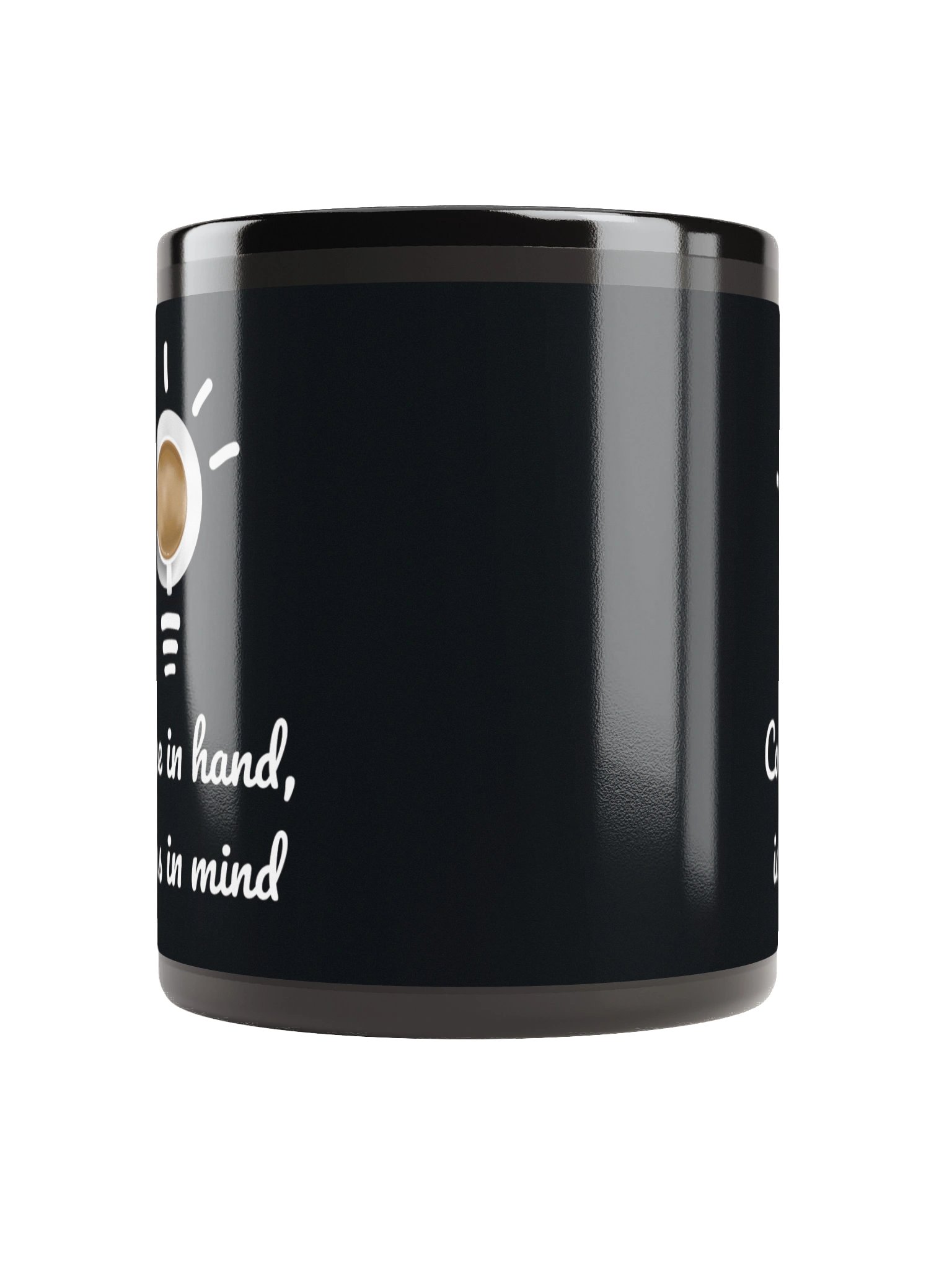 “Coffee in hand, ideas in mind” Mug – Funny Coffee Cup for Creative Minds, Engineers, and Programmers product image (5)