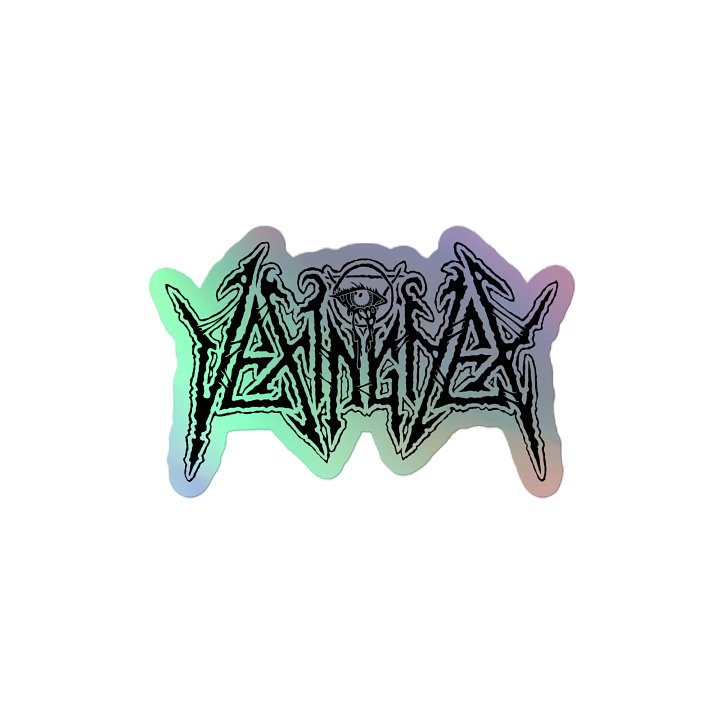 Necro Logo Kiss-Cut Holographic Sticker product image (2)