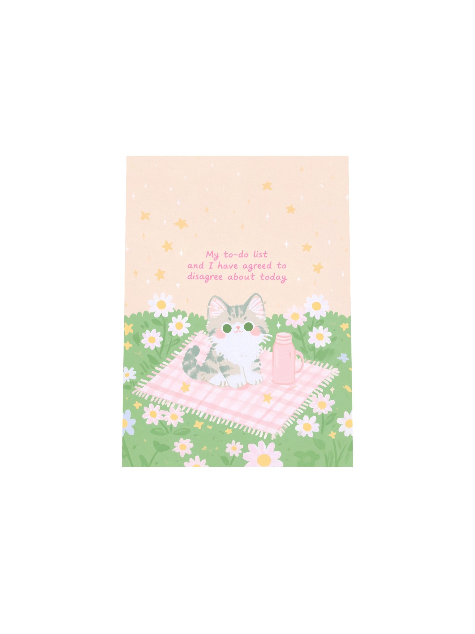 Kitten Picnic To-Do List Poster product image (29)