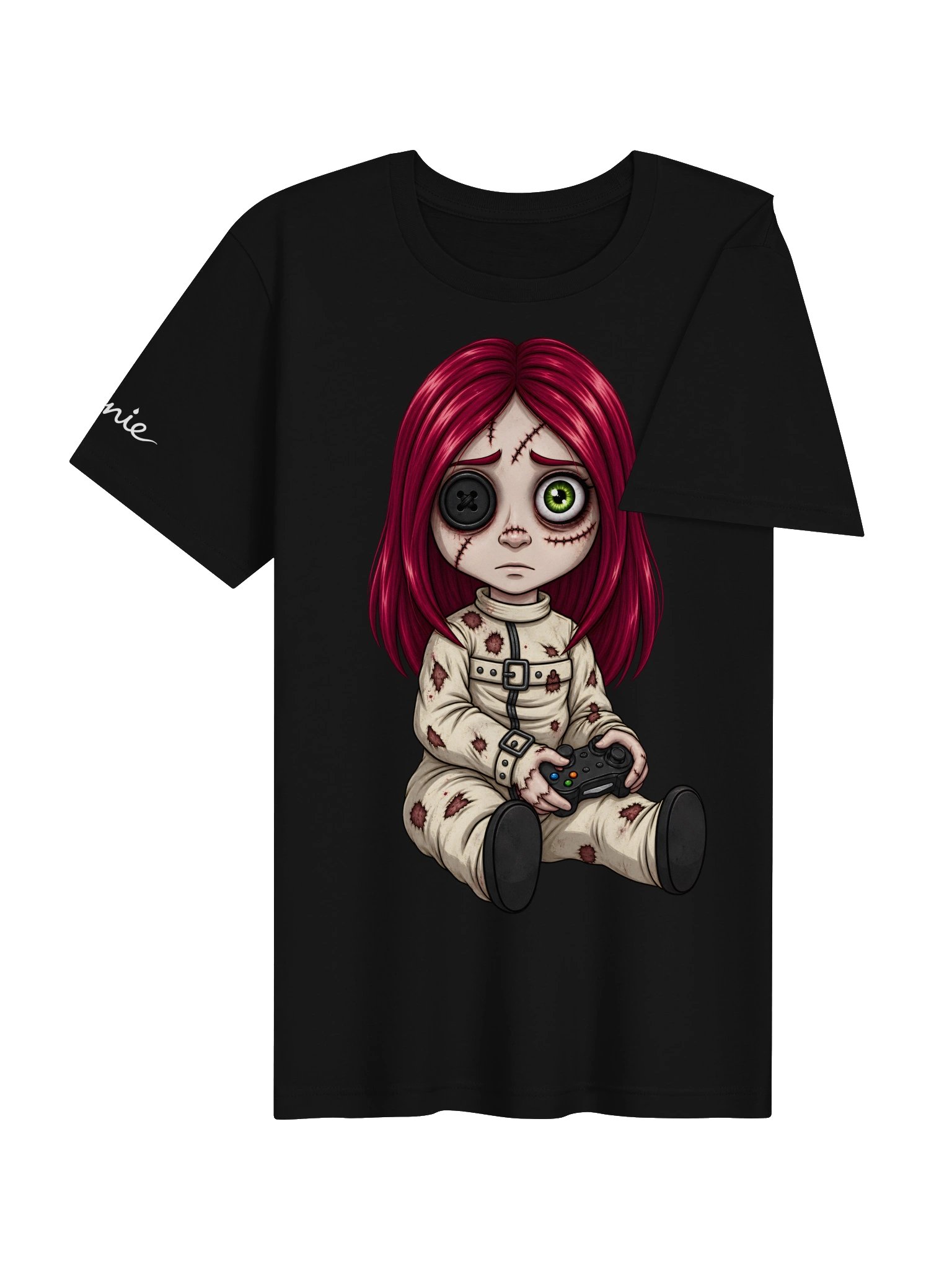 Creepy Gamer Doll – Unisex Supersoft T-Shirt product image (40)