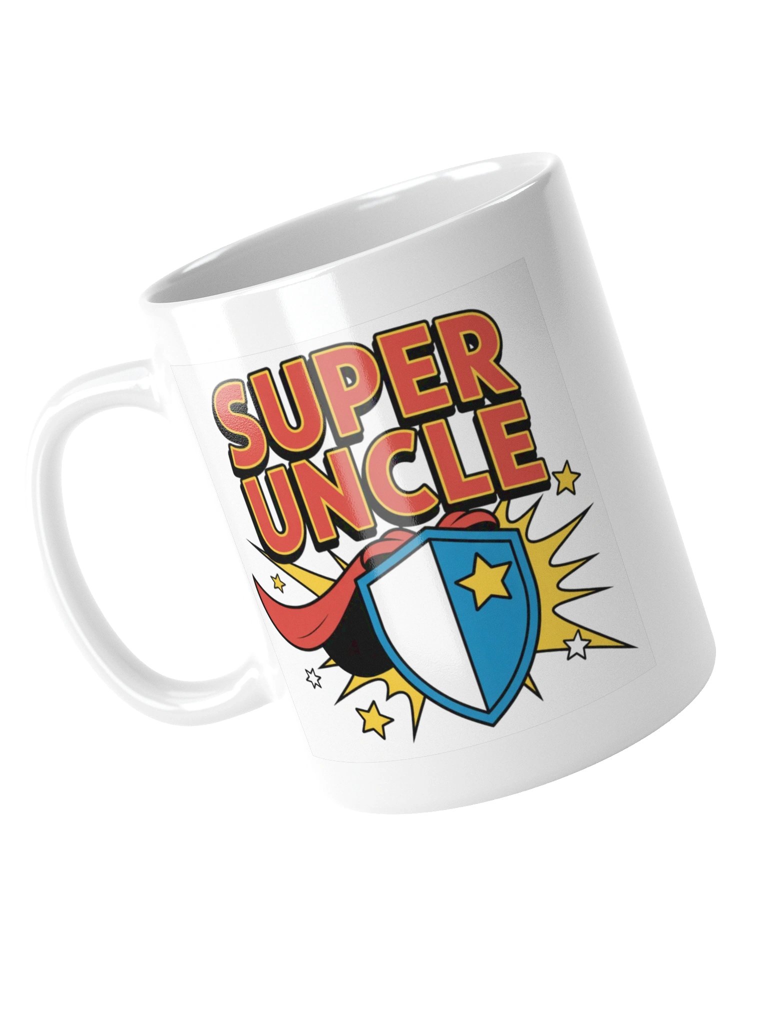 Super Uncle Comic Style Coffee Mug product image (15)