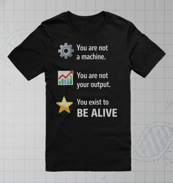 Be Alive dark color Tee product image (1)