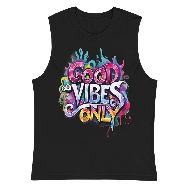Good Vibes Graffiti Muscle Tank product image (2)