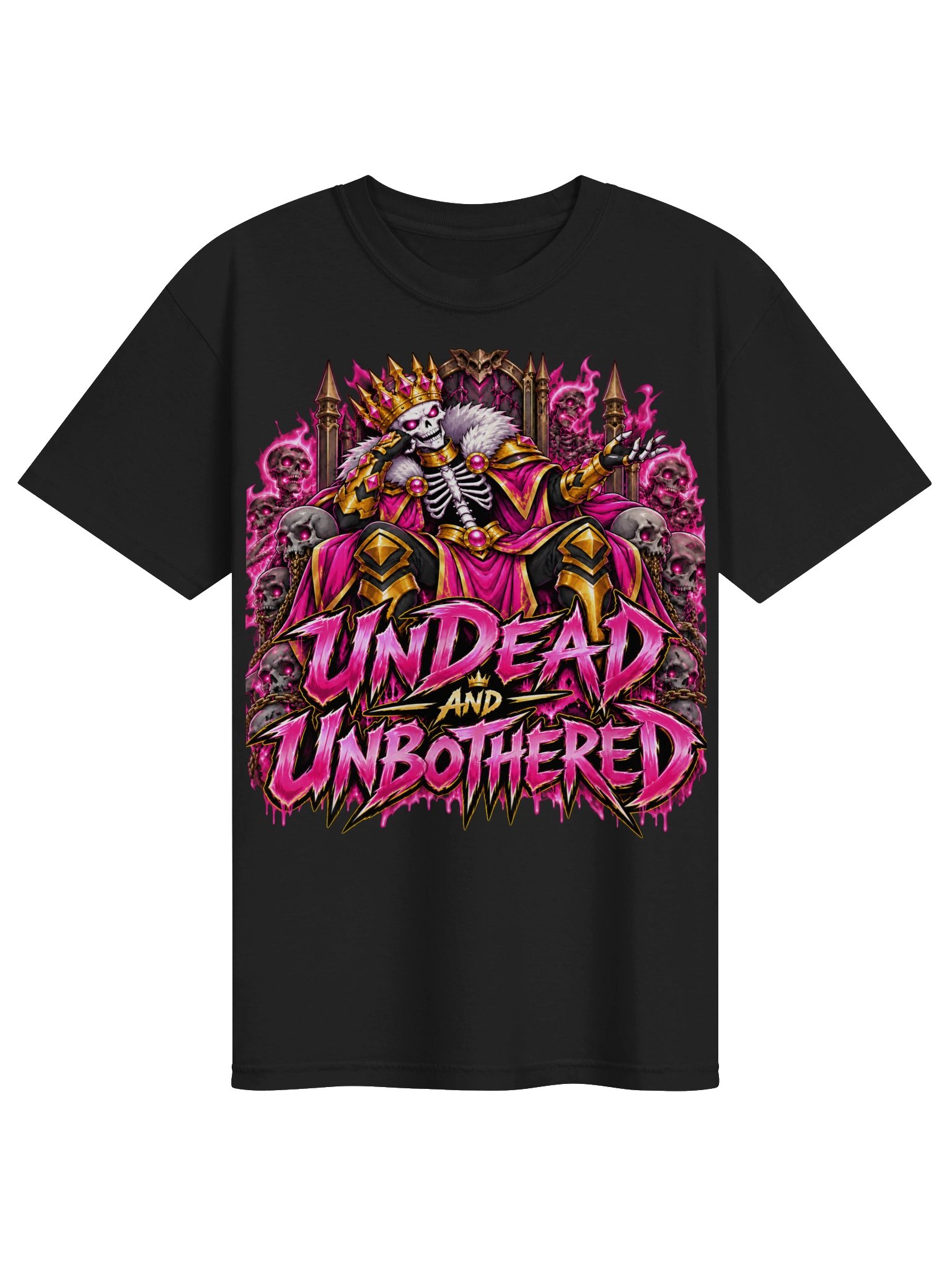 Undead and Unbothered Tee (Pink) product image (1)