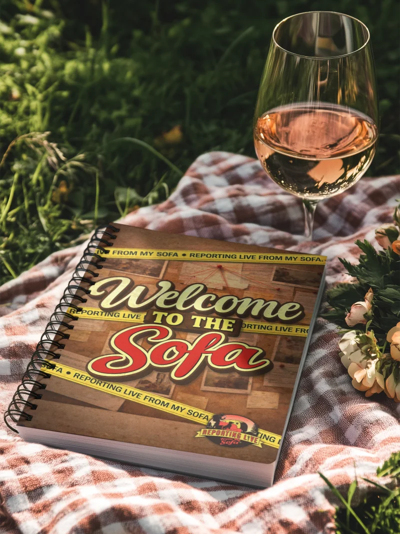 Welcome to the Sofa Crime Board Spiral Notebook product image (5)
