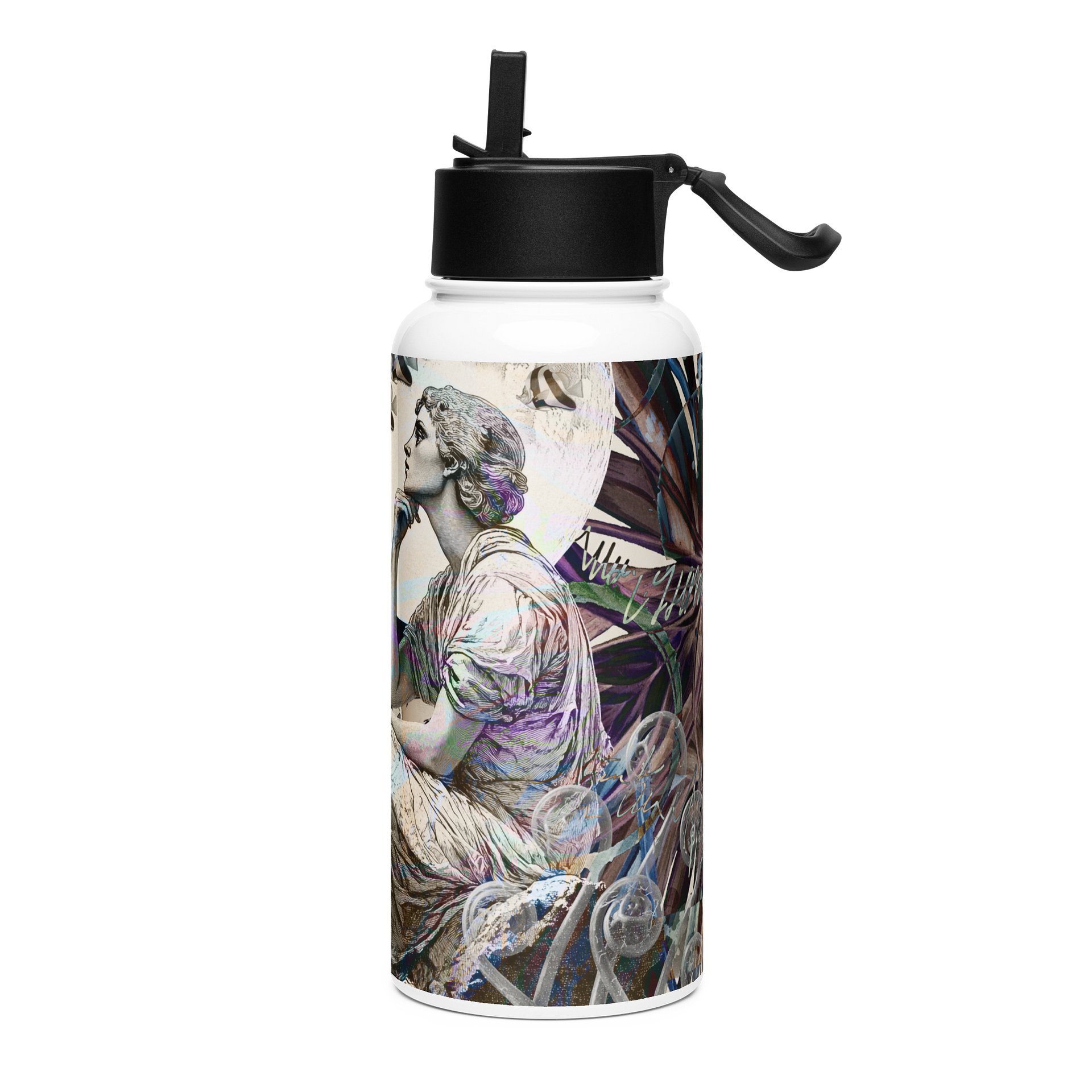 Sueño de Luna (Moon Dream) by Edward Martin Stainless Steel Water Bottle product image (3)