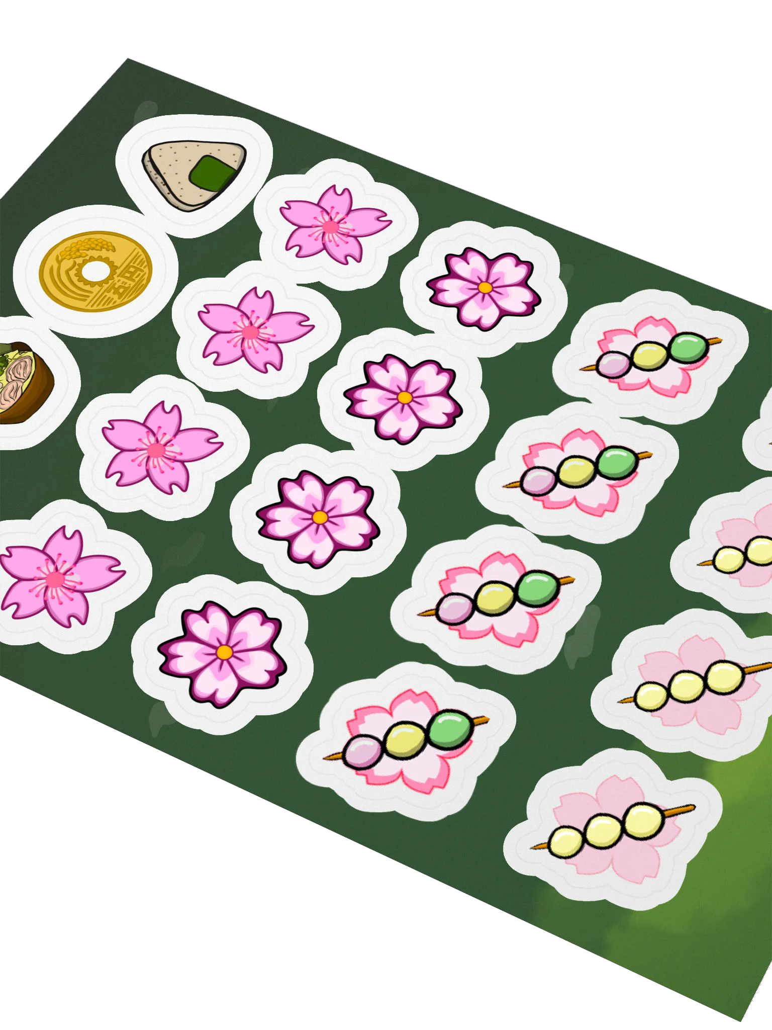 Spring Emotes Set - Kiss Cut Sticker Sheet product image (3)