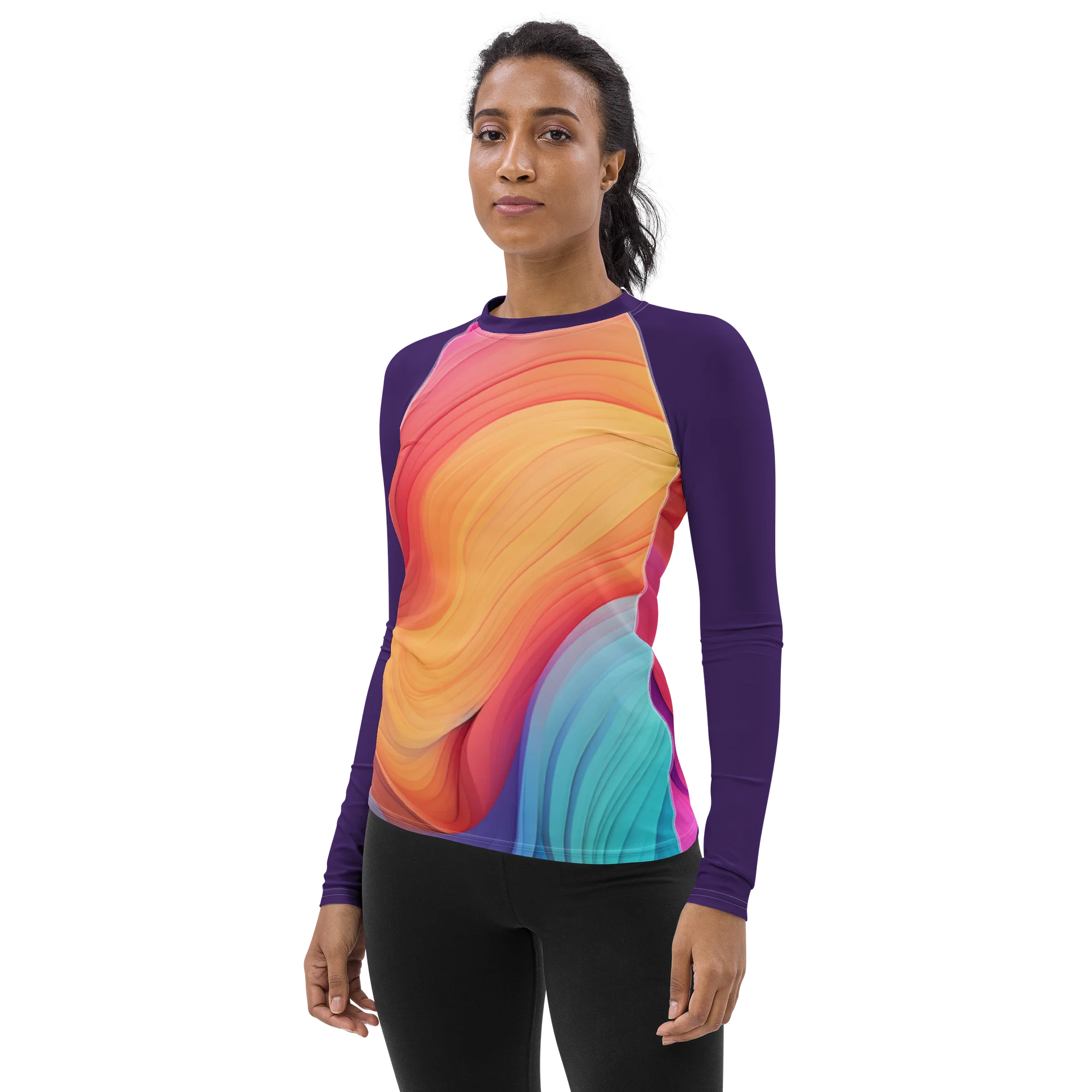 Flow Wave Women’s Rash Guard product image (3)