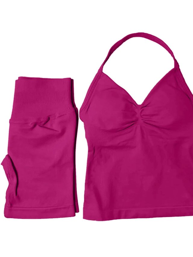 Bleach Blue (Halter Top + Mid Contour Short Performance Set ) ⭐️ ⭐️ ⭐️ ⭐️ product image (9)
