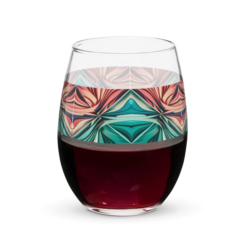 Graphic Grove Abstract Design Stemless Wine Glass - 15oz product image (8)