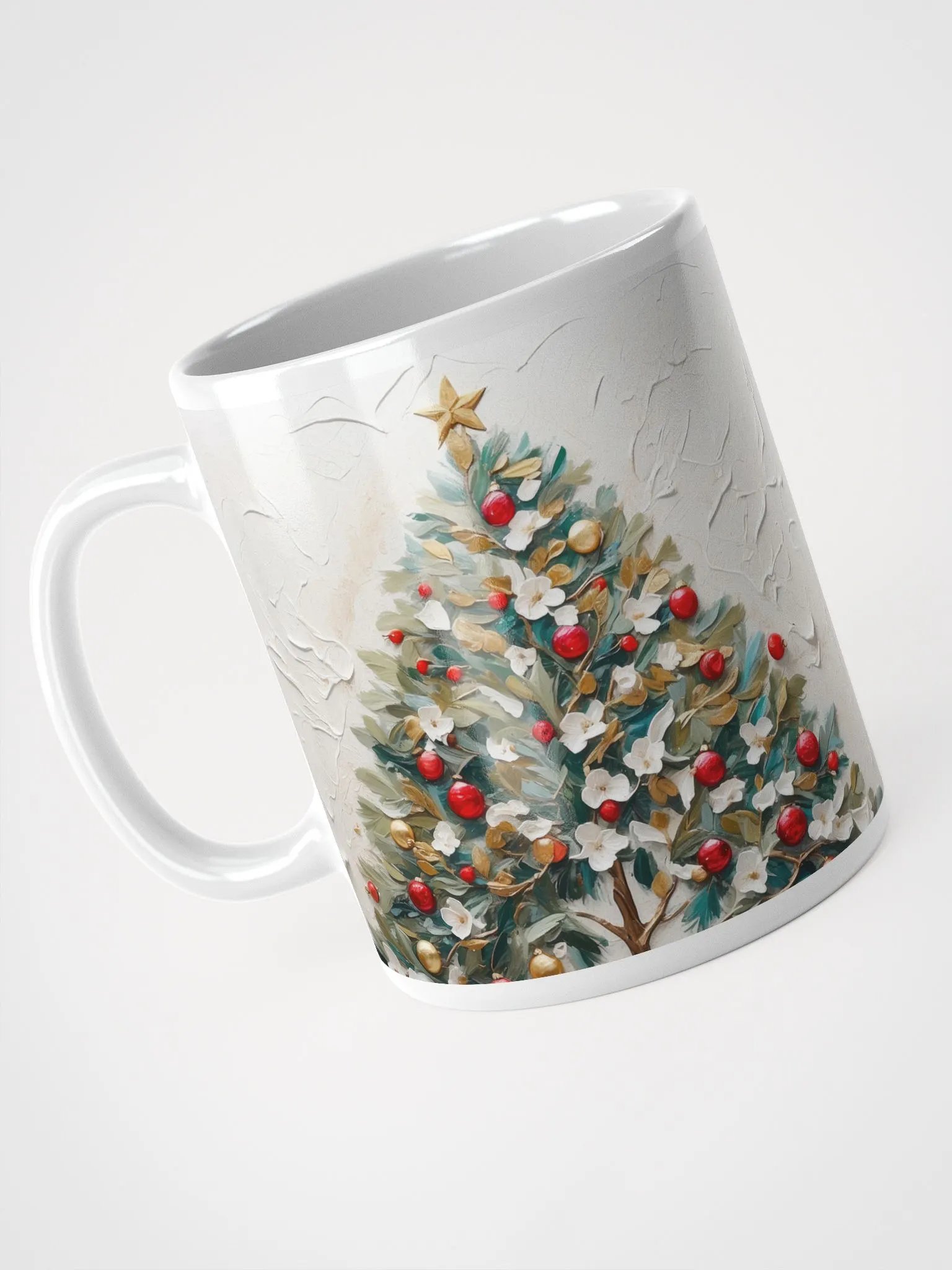 Crimson Cheer Ceramic Mug product image (3)