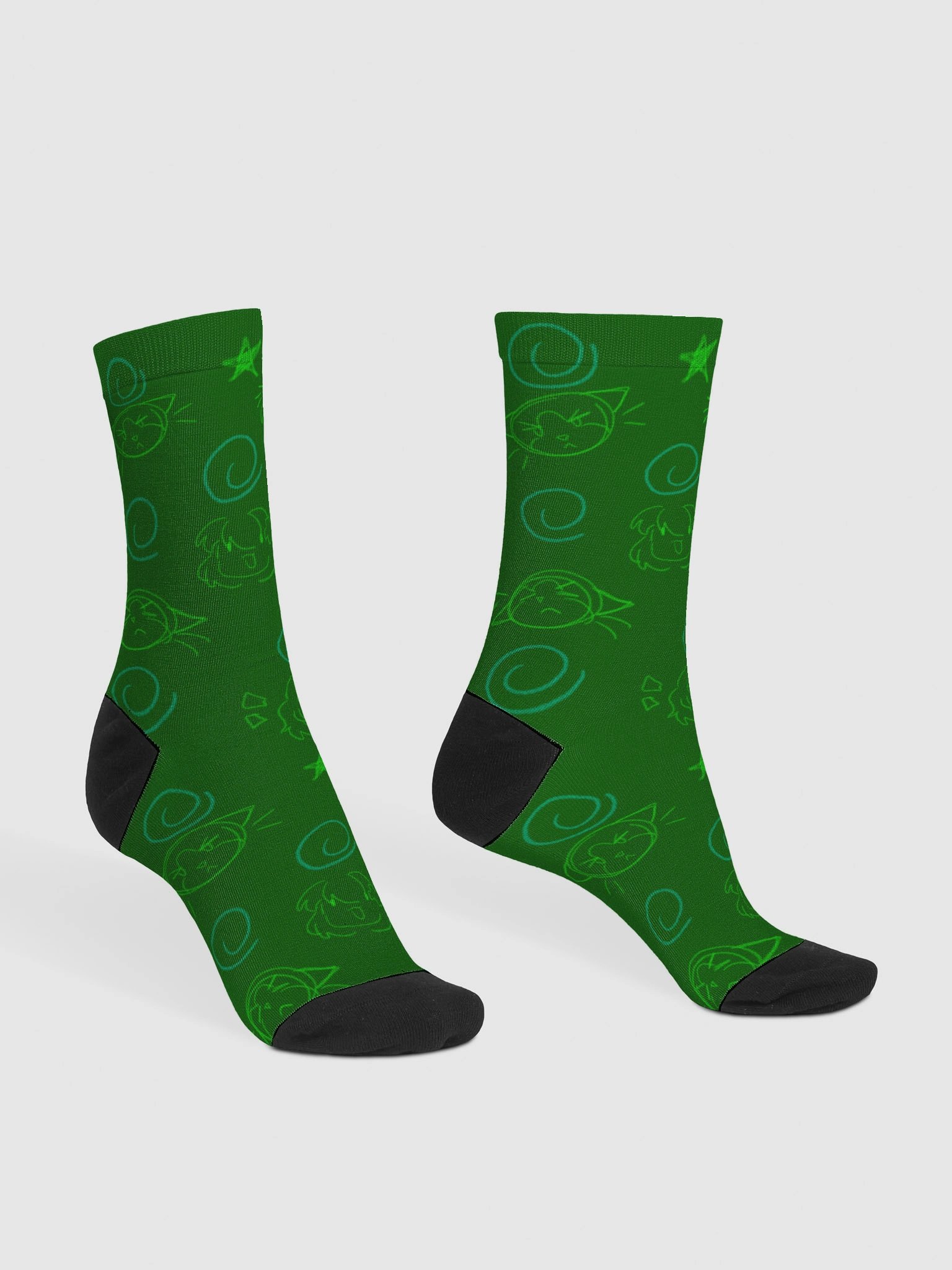 Kathy-chan & Milo Scribble Socks product image (3)