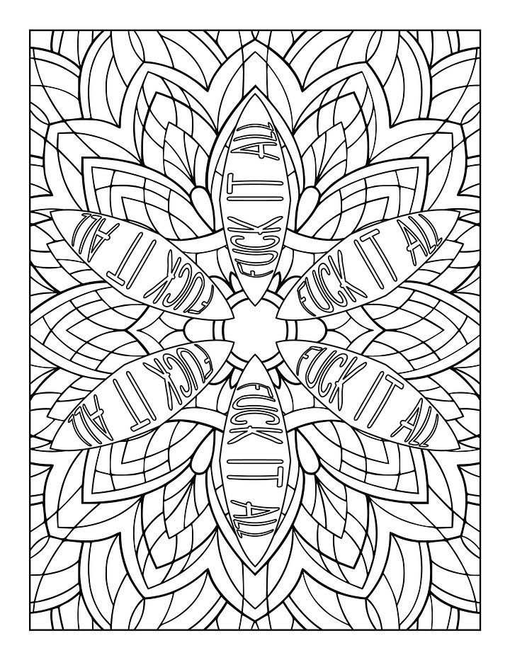 Art & Expletives, Swear Words For The Soul - Swear Word Coloring Book for Adults | Printable | Cuss Words | Sweary Phrases | Curse Words product image (2)