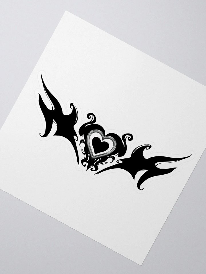 cyber heart sticker 𓆩🖤𓆪 product image (2)