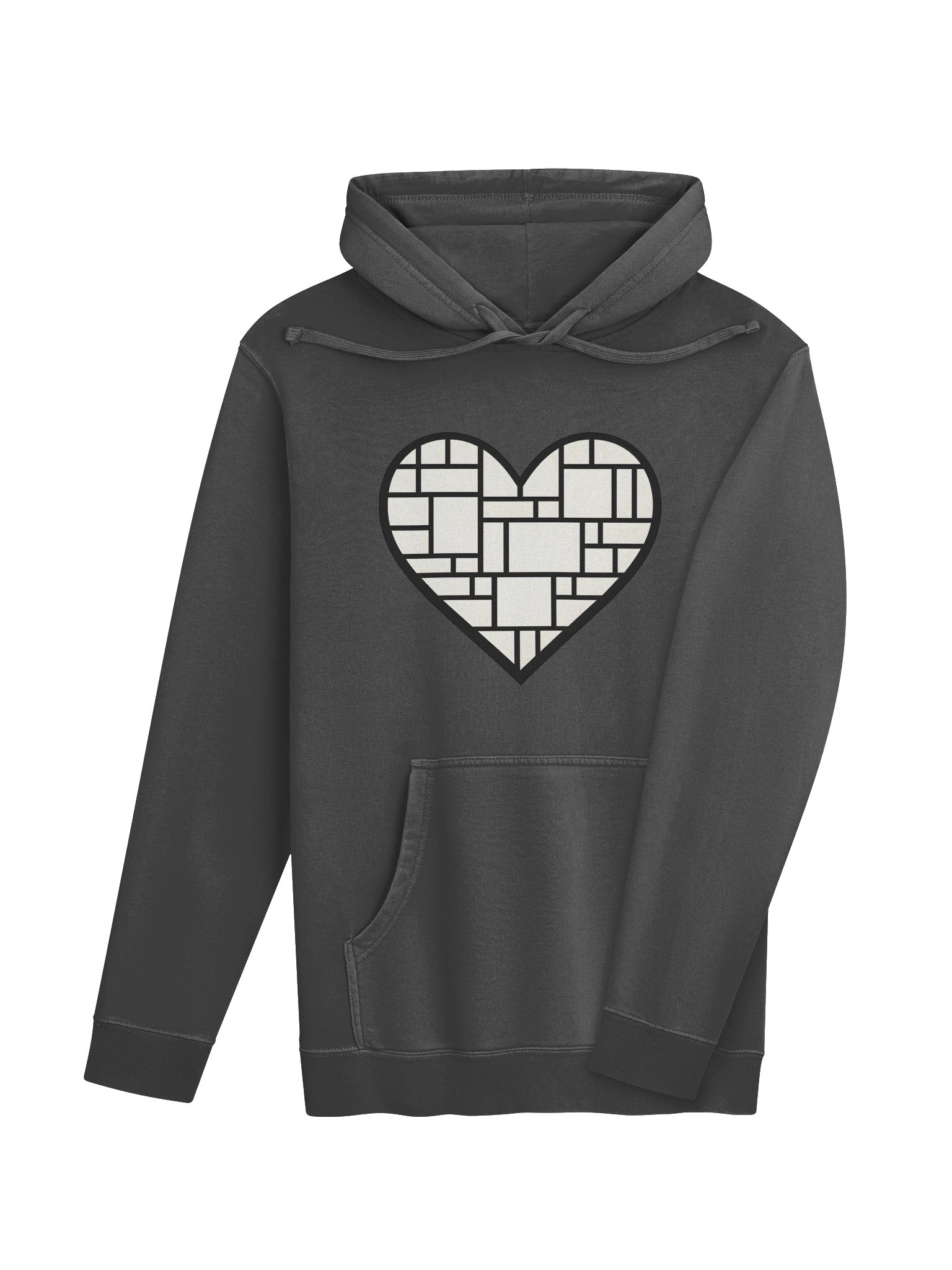 Simple Heart Pigment-Dyed Hoodie - California Dept. of Love product image (4)