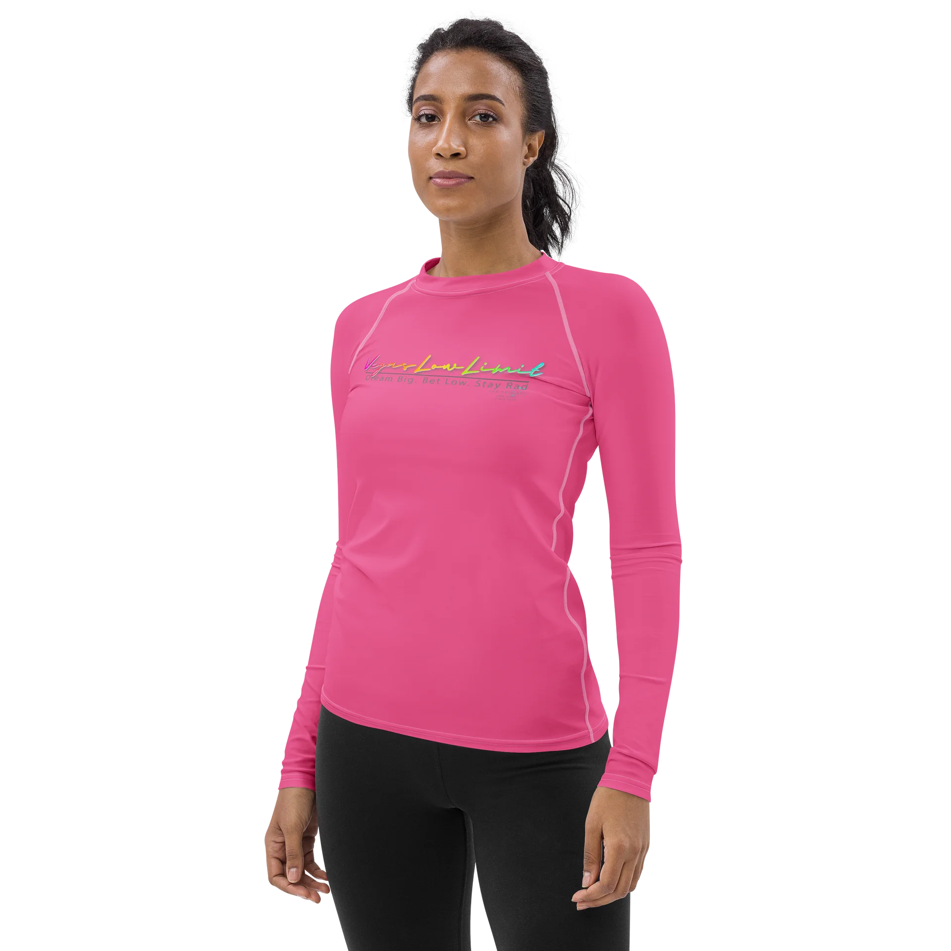 Vegas Low Limit Women's Rash Guard - Pink product image (3)