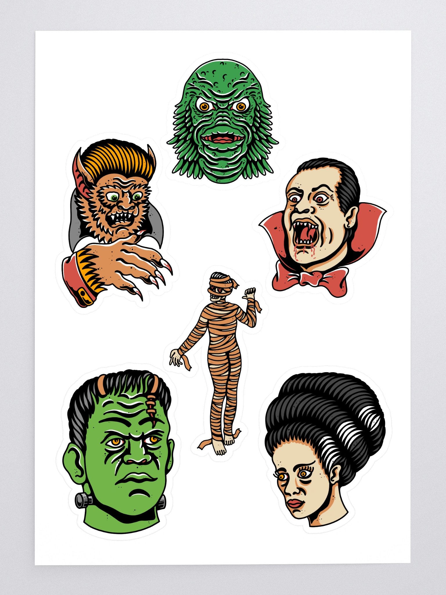 Monsters Flash - Sticker Sheet product image (3)