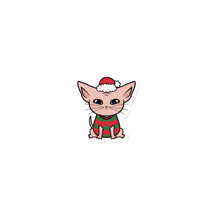 Christmas Kitty Magnet product image (1)