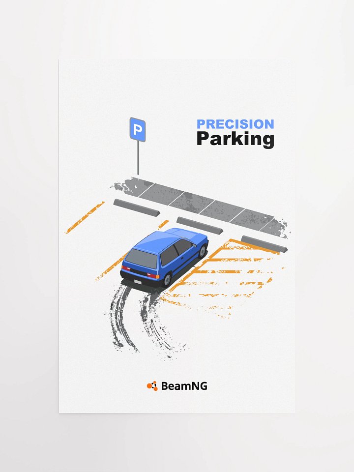 Precision Parking Stylized Poster product image (1)