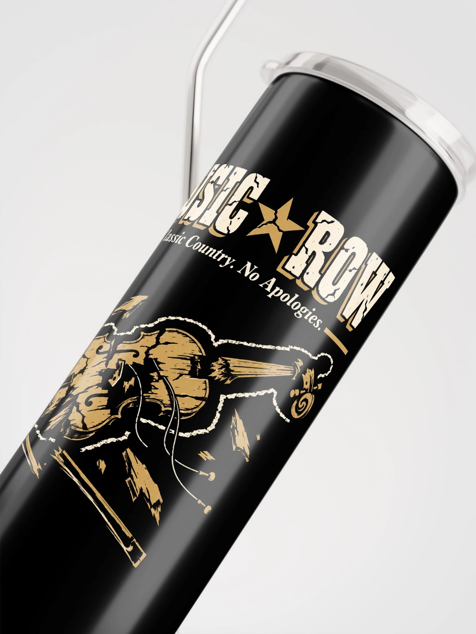 Music Row Busted Fiddle 20oz Tumbler - Drop 005 product image (4)