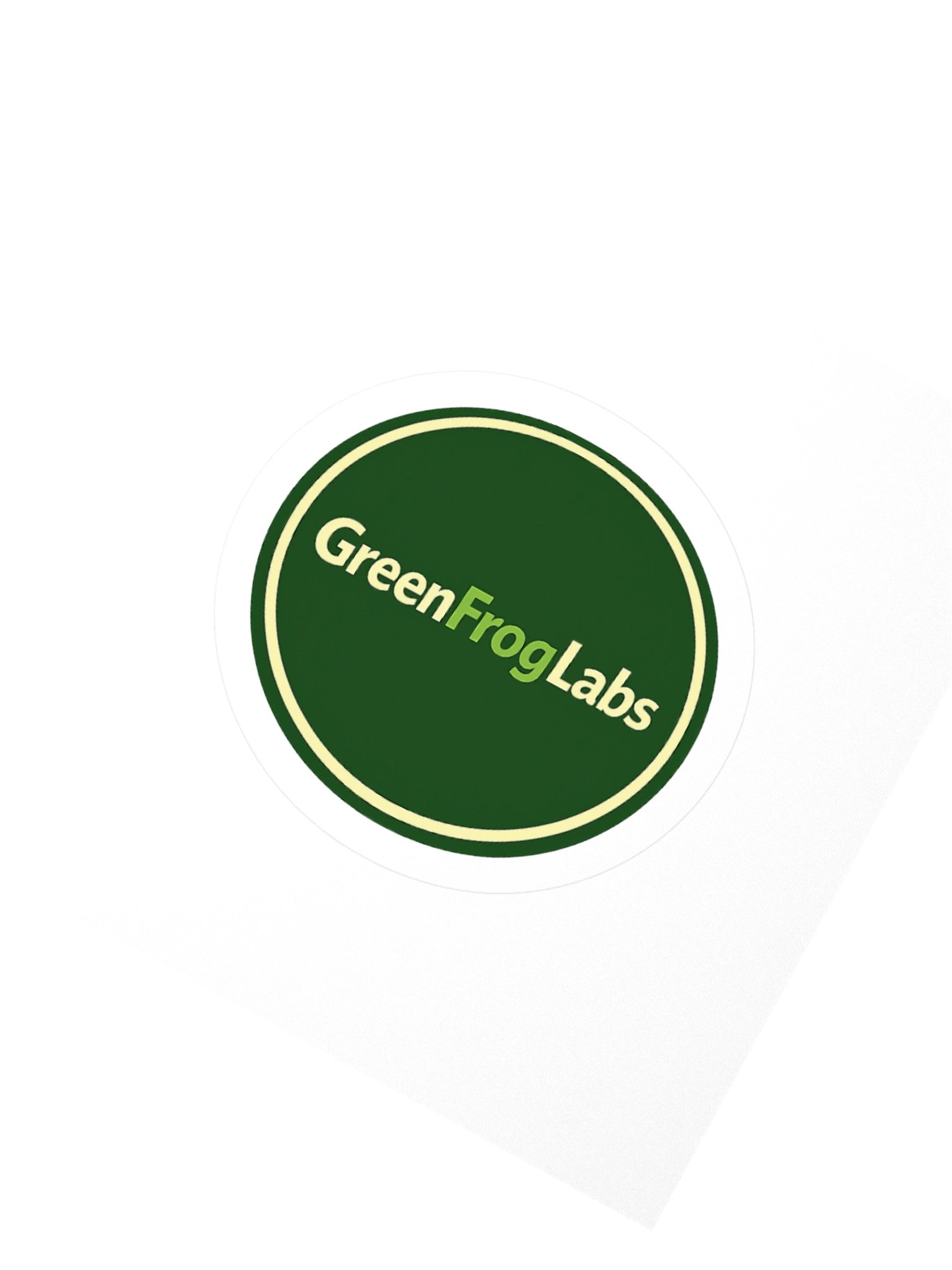 GreenFrogLabs Clean Logo Sticker product image (2)