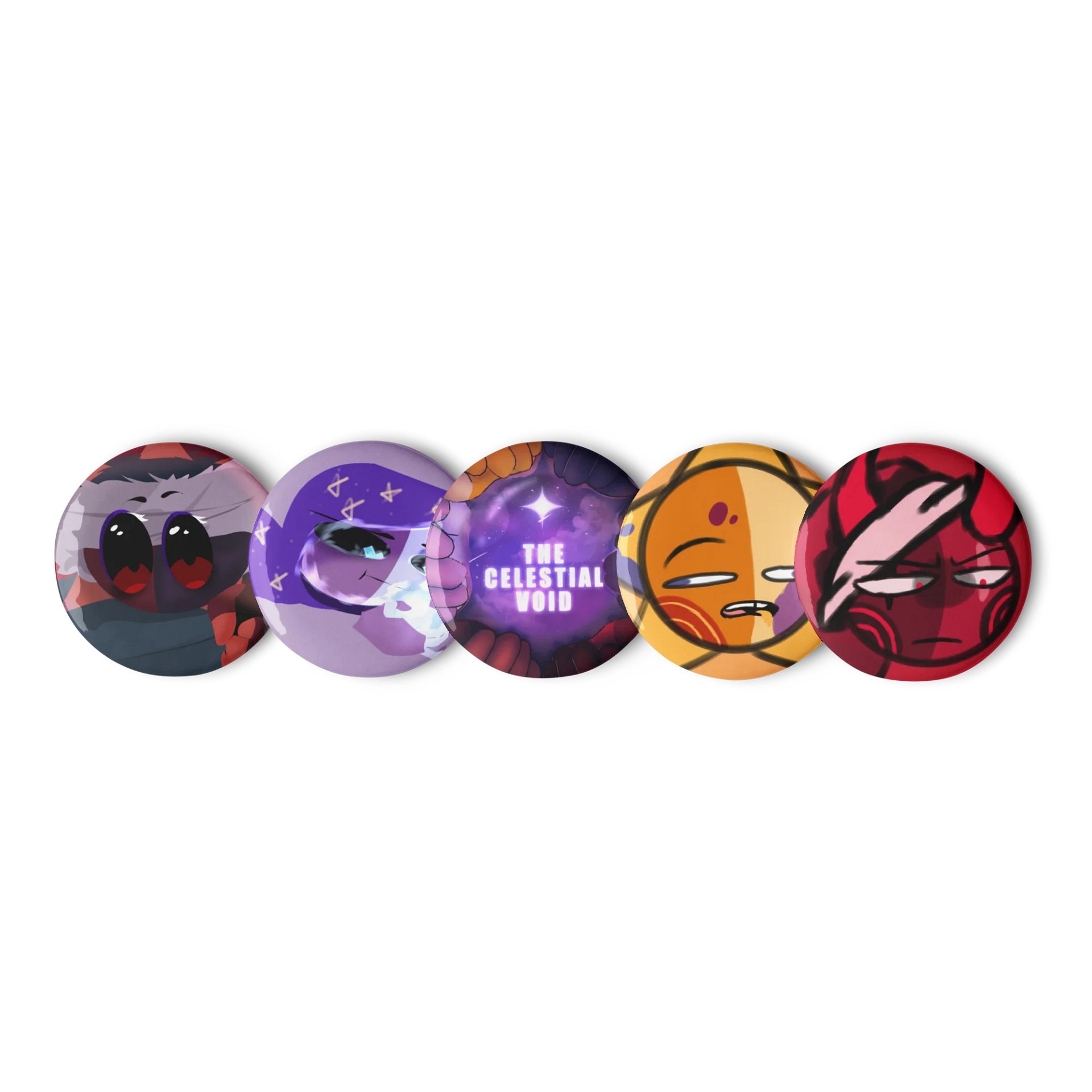 Chaotic Celestial Pin Set product image (1)