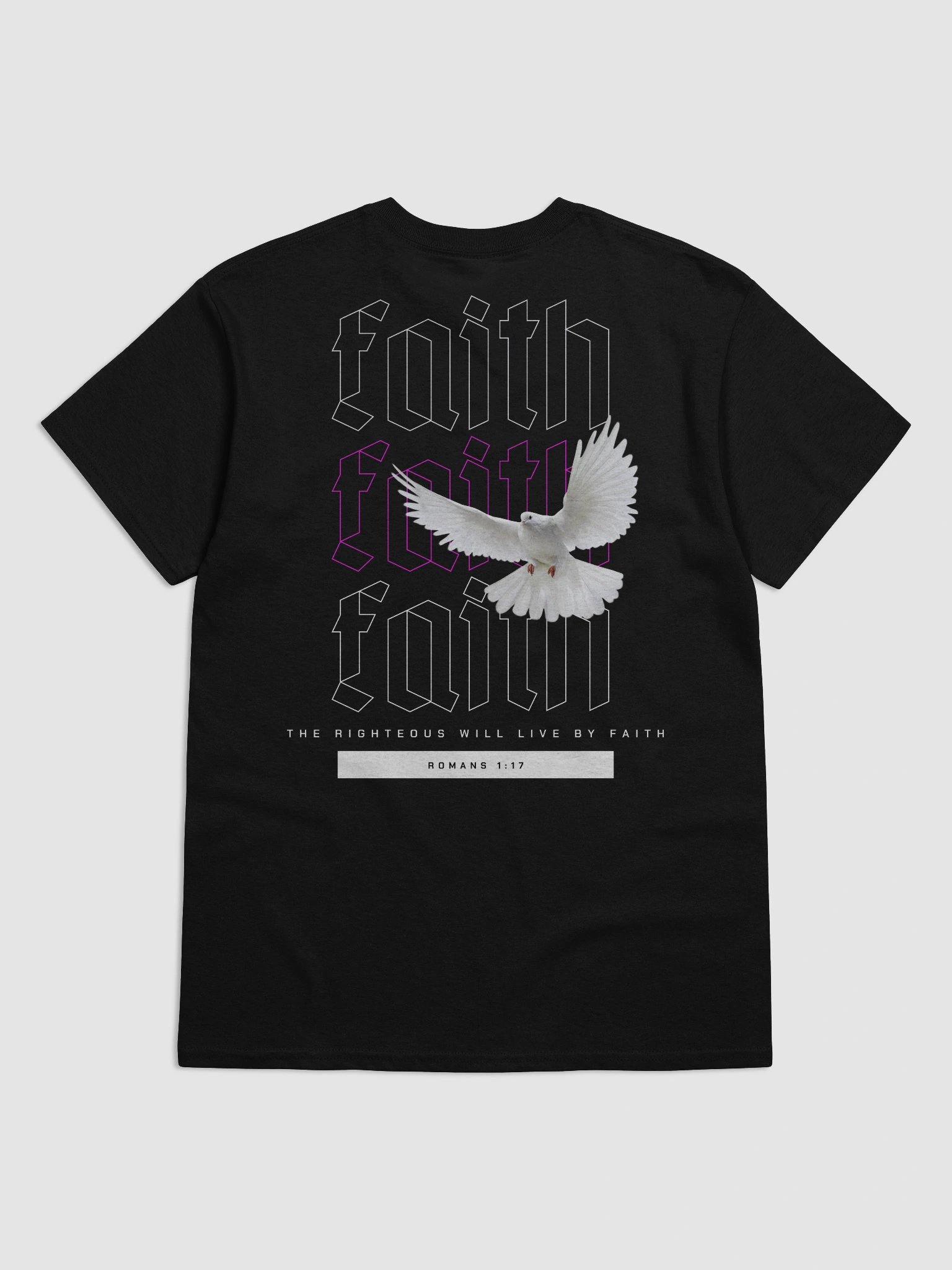 Romans 1:17 - Live By Faith Unisex T-Shirt product image (9)