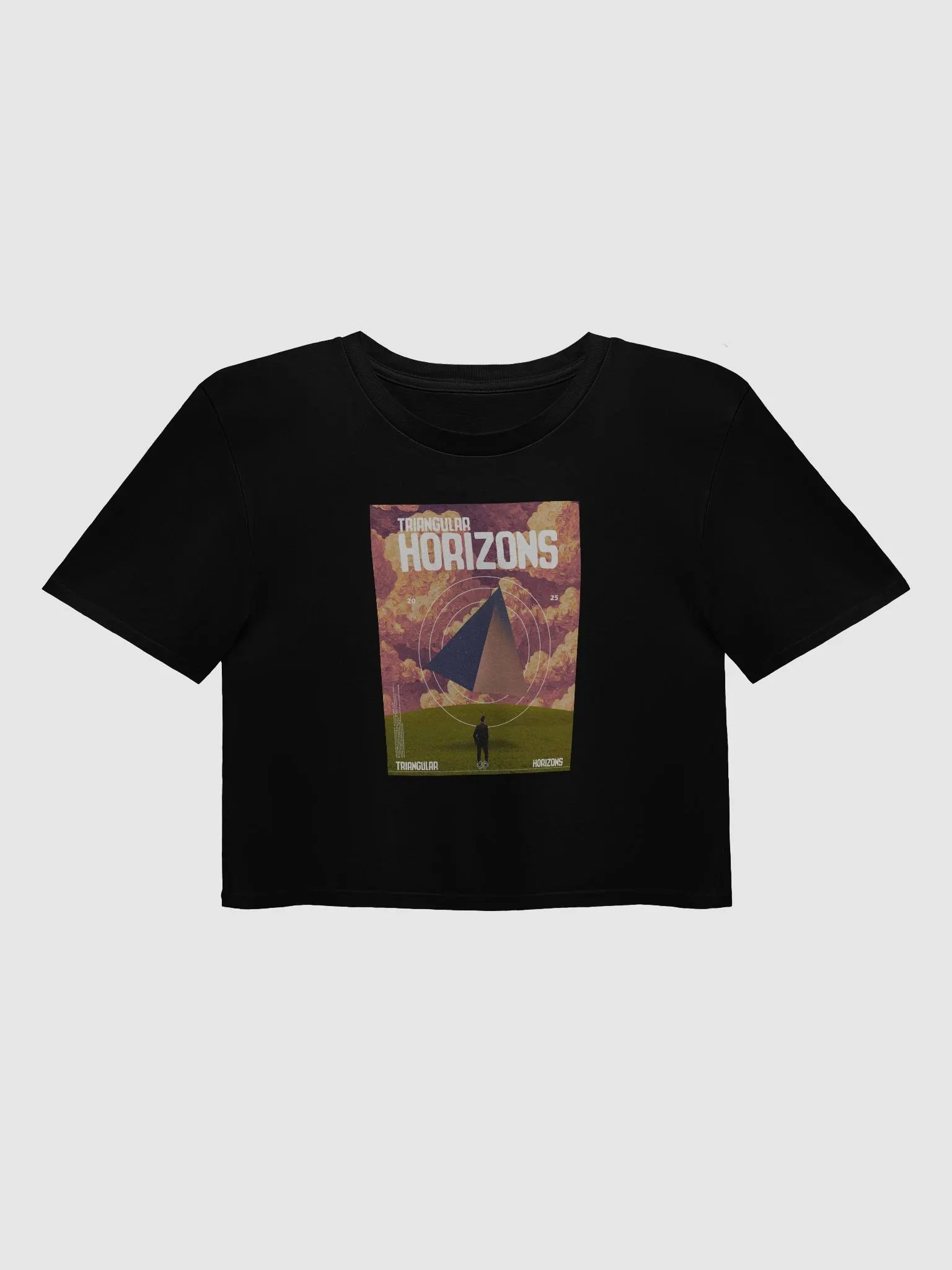 Triangular Horizons Premium Crop Top product image (3)