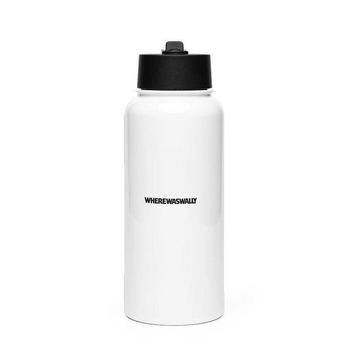 WHWHERWASWALLY Stainless Steel Water Bottle (Straw Lid) product image (1)