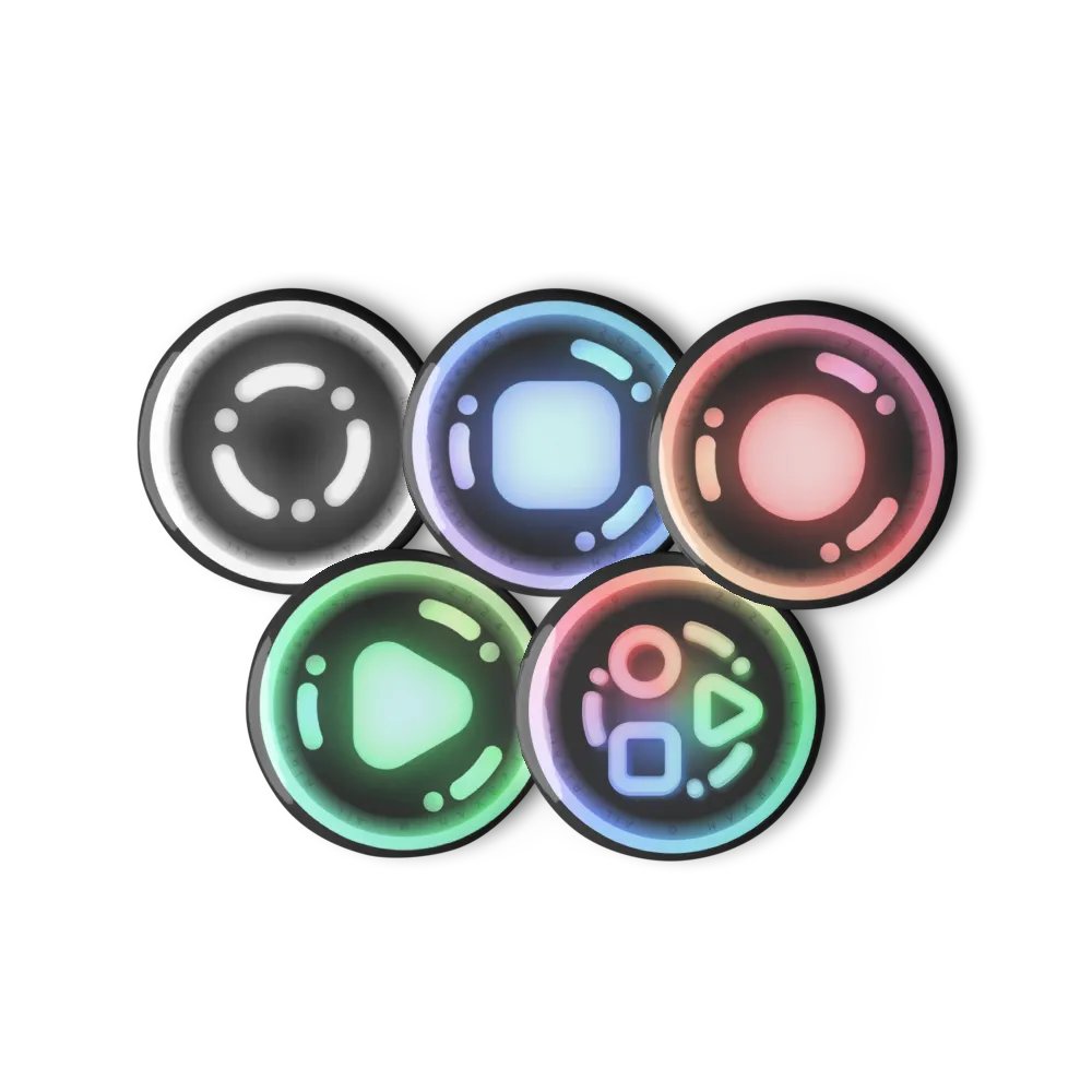 RelativRyan Pin Button Set #0 (On Black) product image (2)