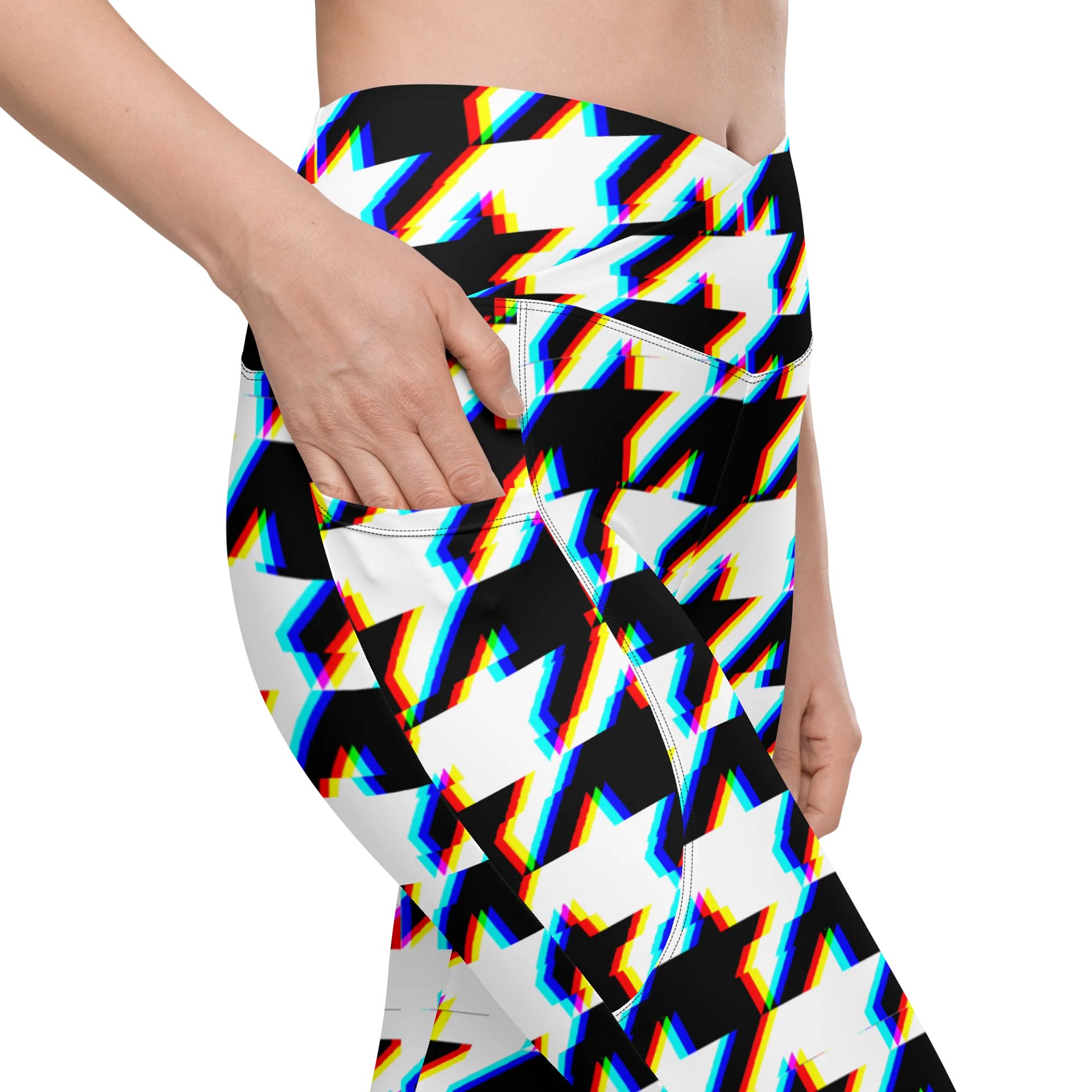 Houndsglitch - Crossover Leggings with Pockets product image (10)
