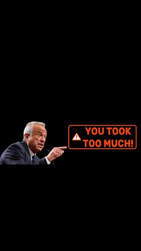 You took too much! #youtooktoomuch