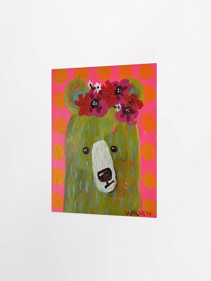 Custom Print: Olive – The Bear of Courage product image (2)