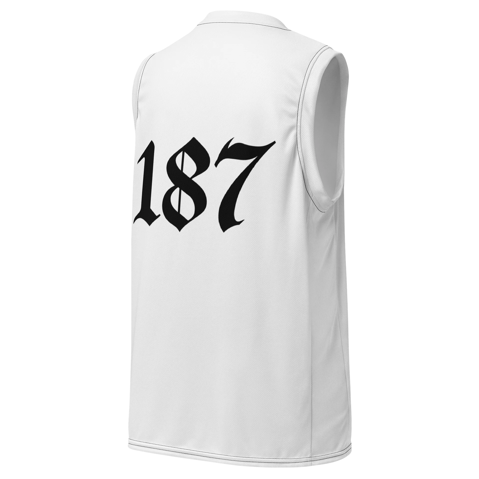 Adrenaline Crew 187 Basketball Jersey – White product image (3)