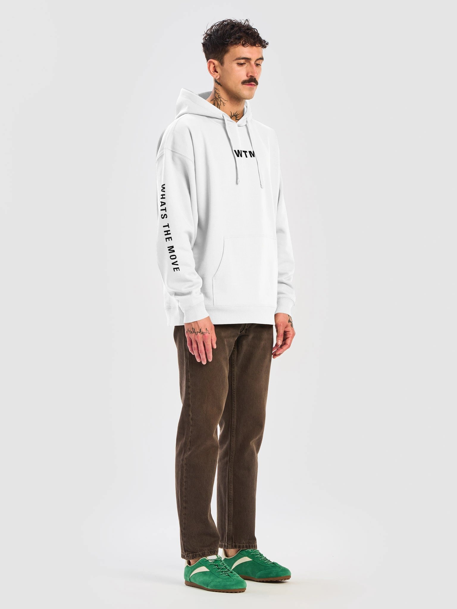 The Foundation Sleeve Hoodie - White product image (5)