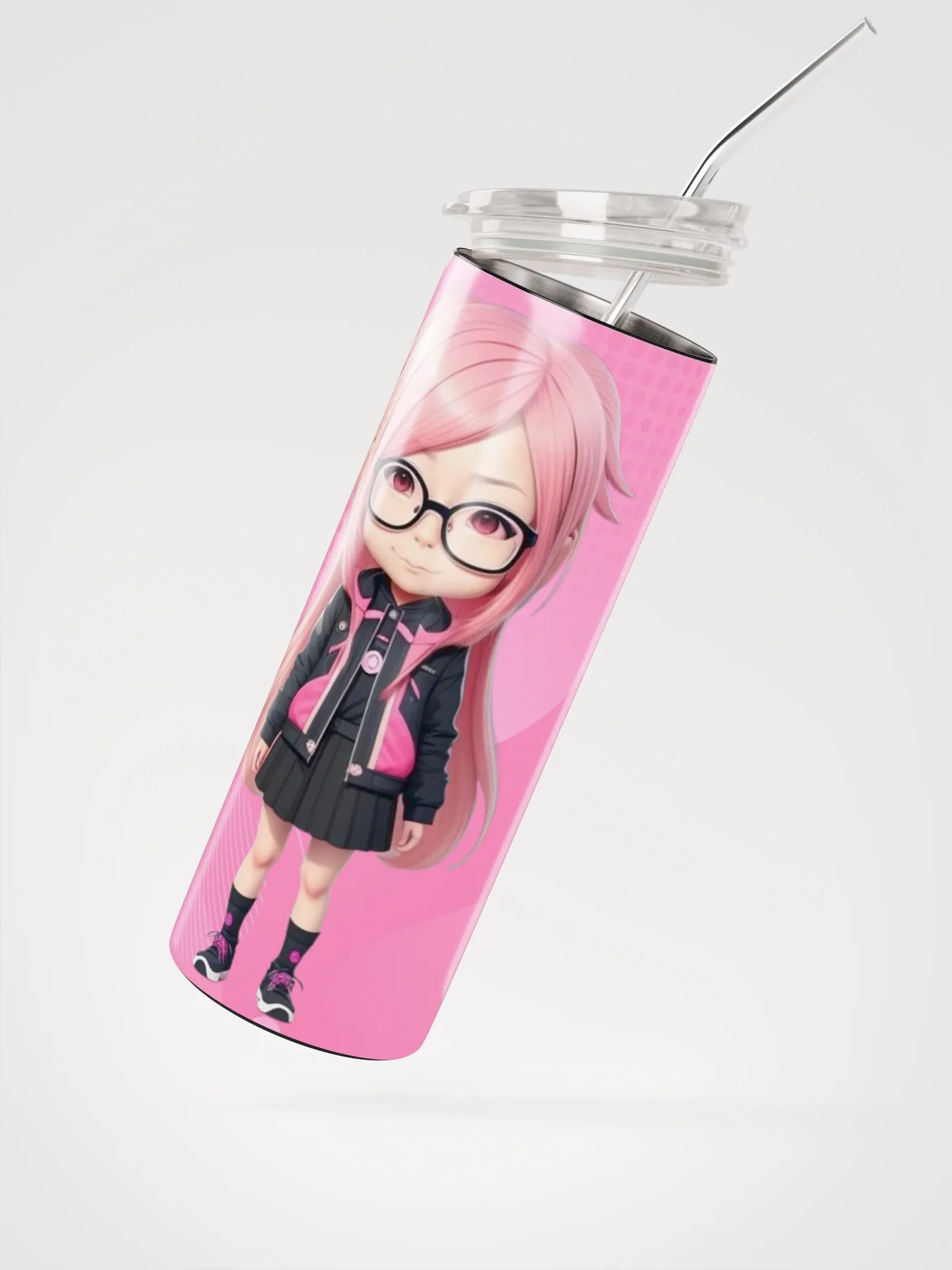 (PINK CHIBI) K Stainless Steel Tumbler product image (2)