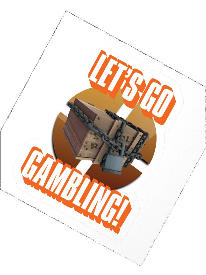 Show off your Gambling Addiction Sticker product image (2)