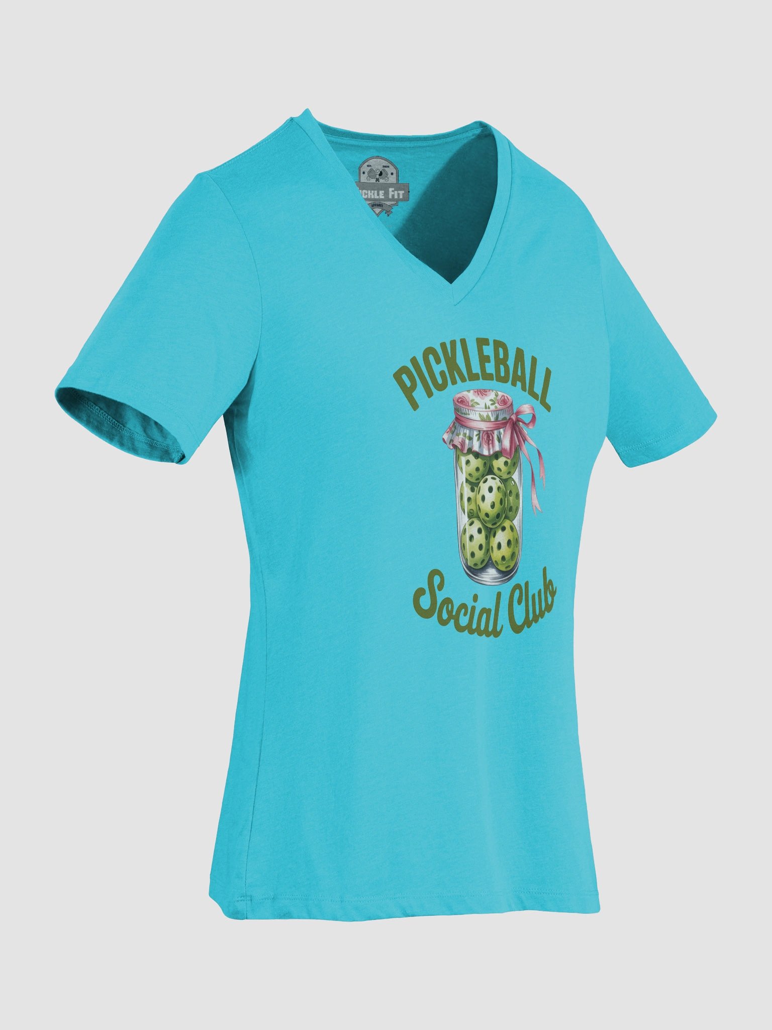 Pickle Social Club Pickle Jar V-Neck Tee product image (29)