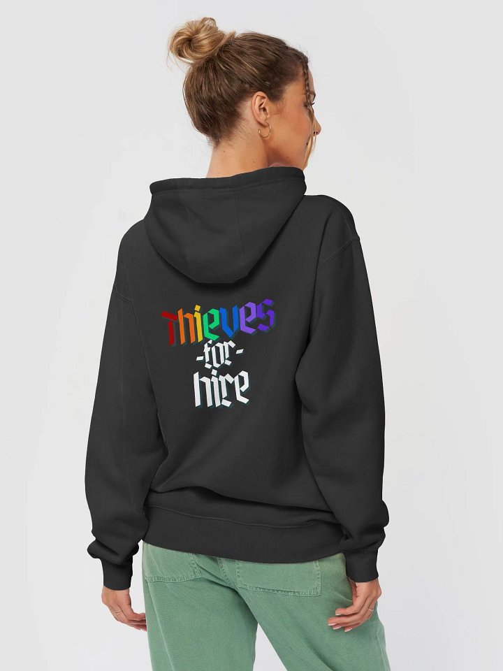 Thieves for Hire Rainbow Hoodie product image (1)