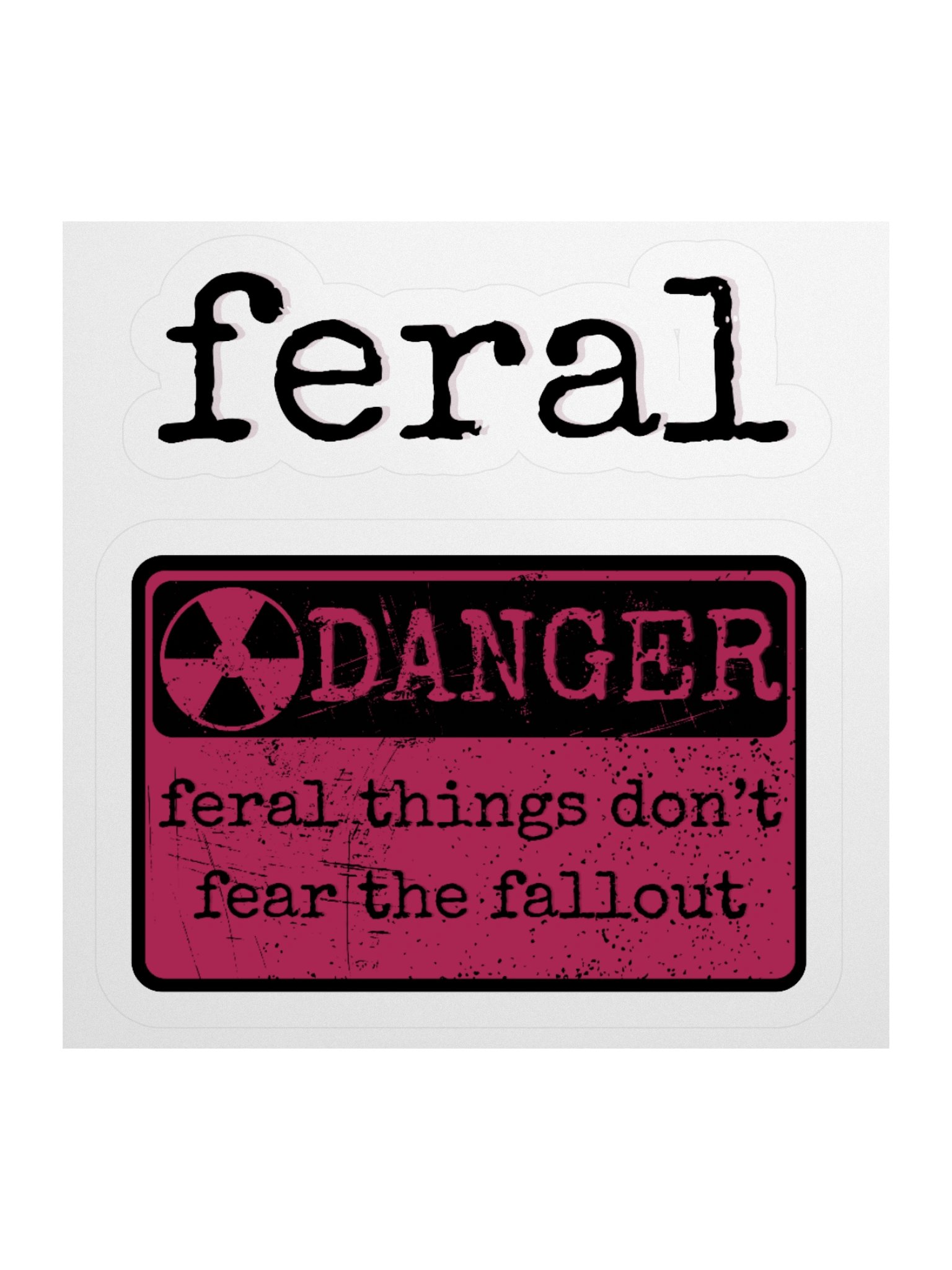 feral things Kiss-Cut Stickers product image (2)