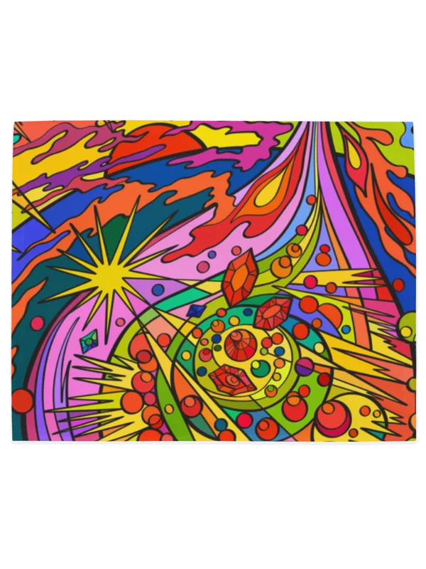 Vibrant Gallery Placemat Set – Wave at Sunset product image (6)