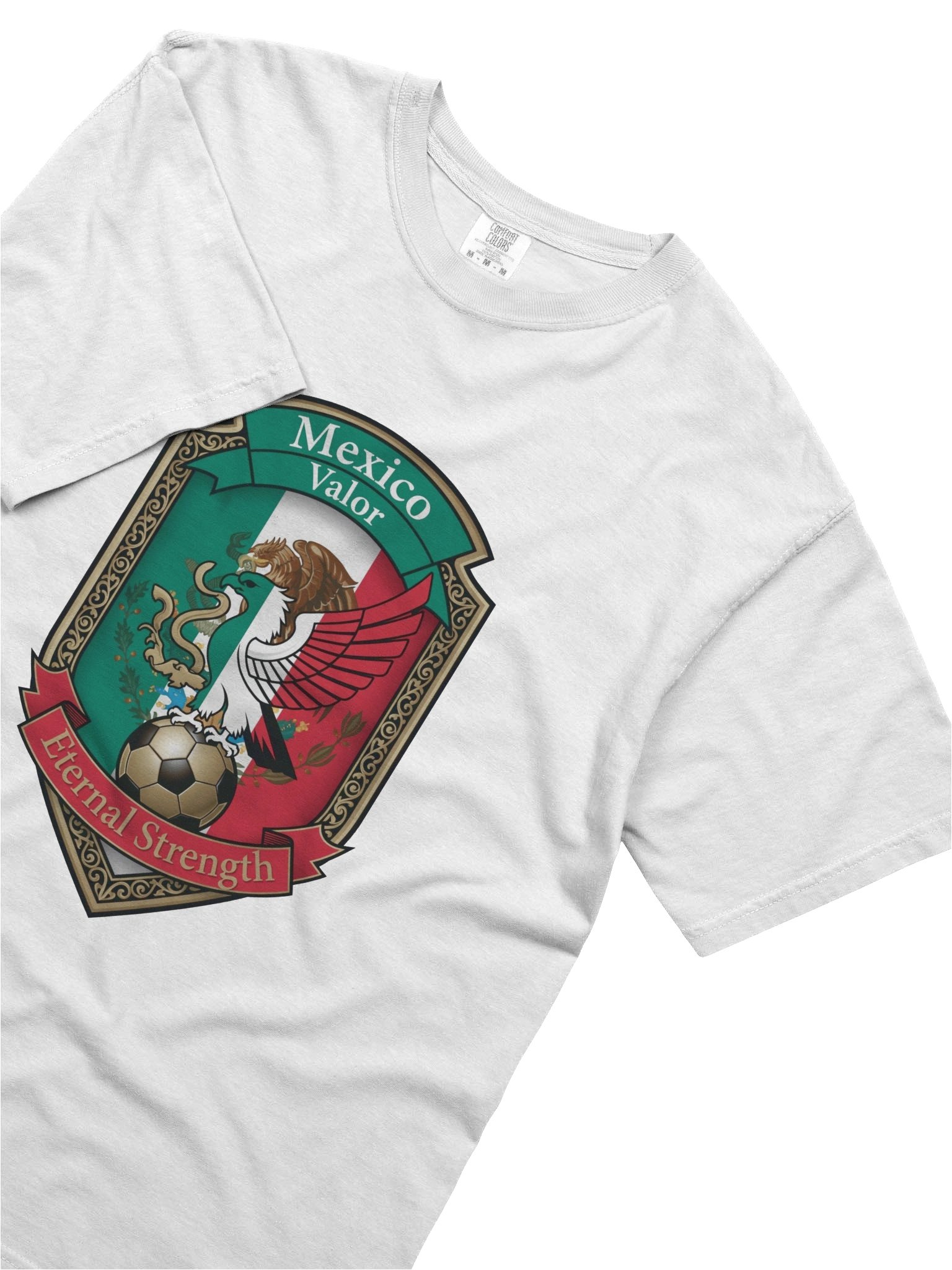 Mexico Eagle Resilience Tee, Mexican Flag Strength Crest Gift product image (5)