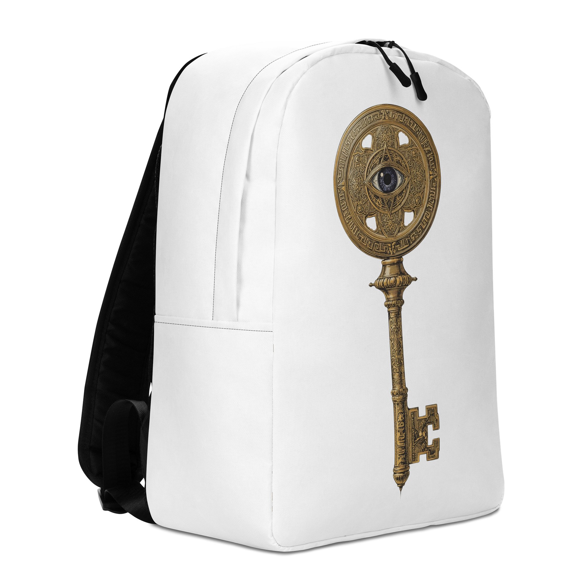The Gatekeeper’s Key All-Over Print Minimalist Backpack | 15″ Laptop Fit product image (3)