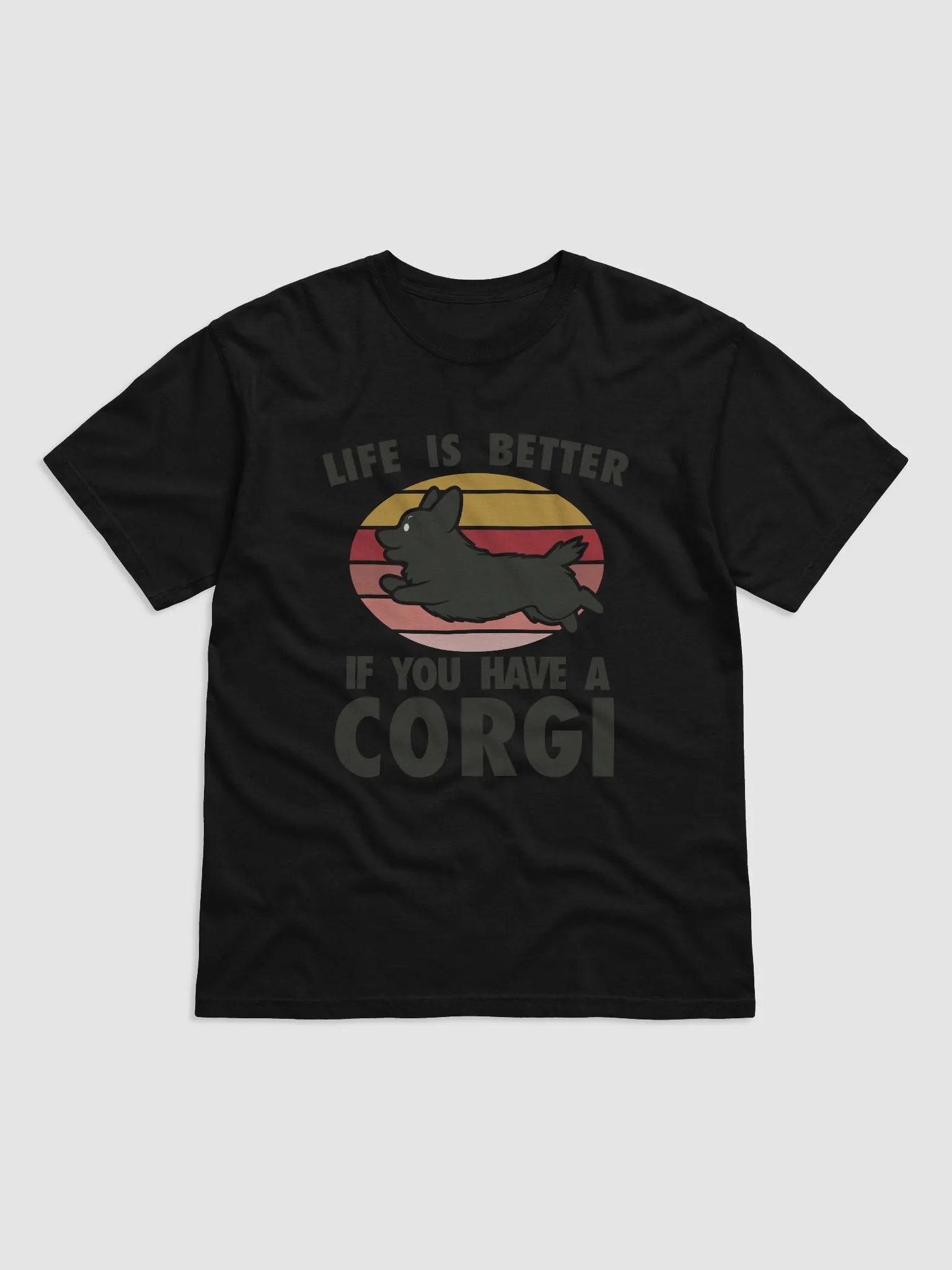 Life is better with Corgi t-shirt product image (1)